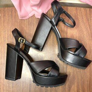 chunky goth heels